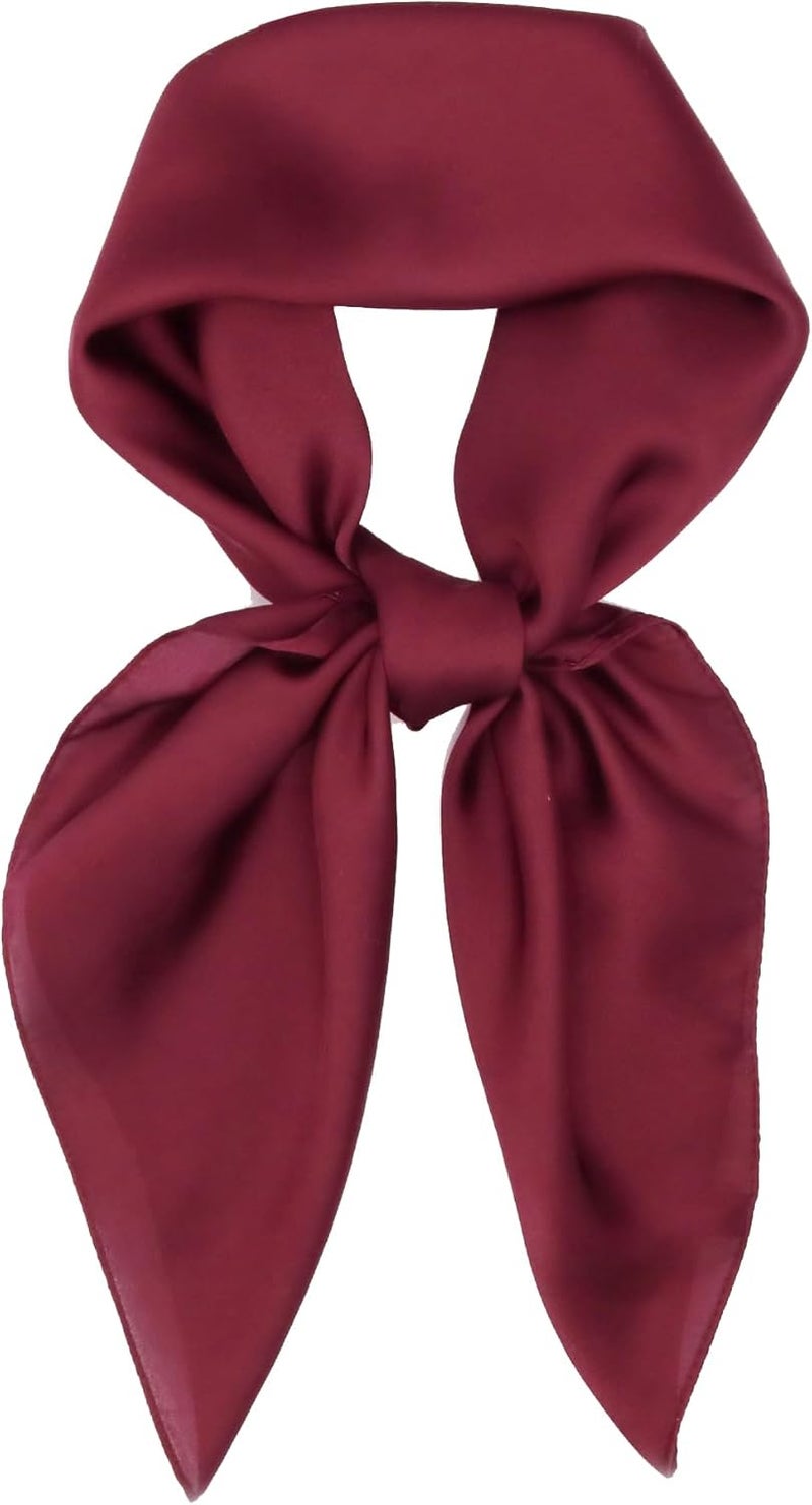 vimate Head Scarf for Women Hair 27'' Square Satin Silk Feeling Bnadana Neck Scarf Handbag Accessories Etc - Image 1